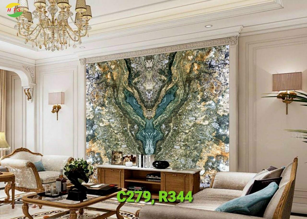 tranh đá granite đối xứng